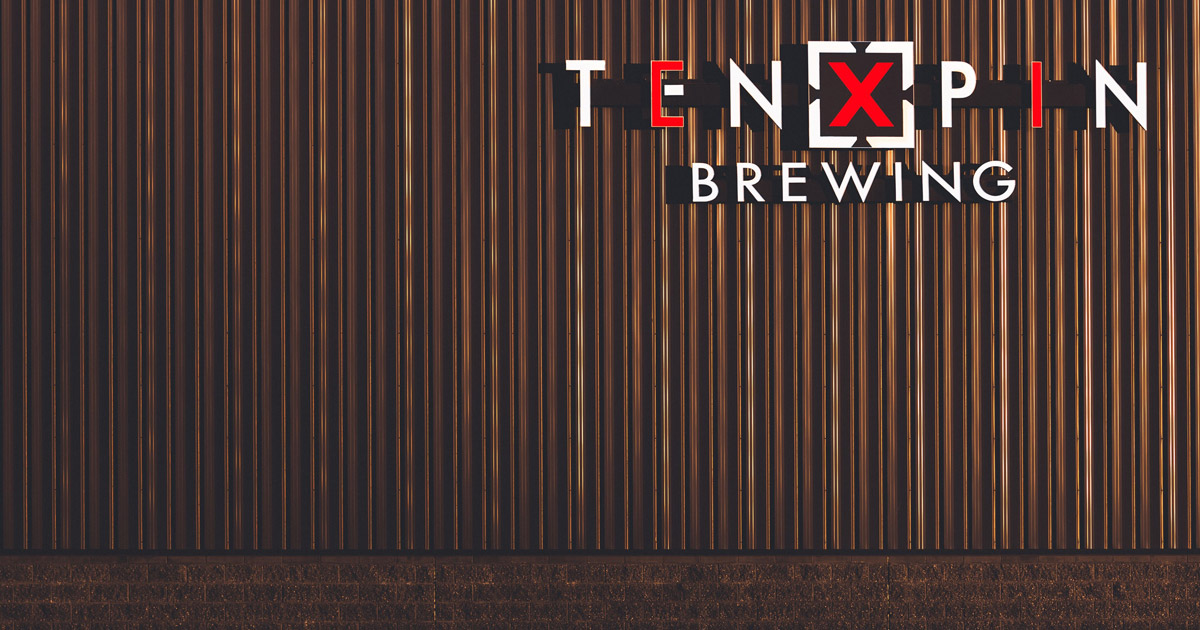 Ten Pin Brewing sign