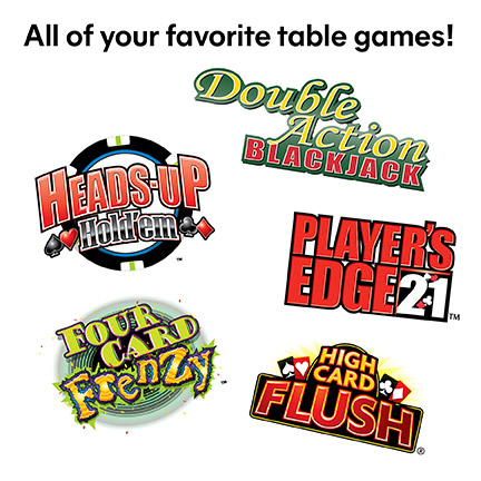 All of Your Favorite Table Games